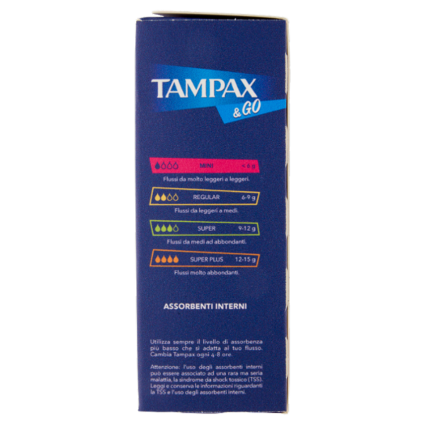 Tampax & Go Mini 18 pz