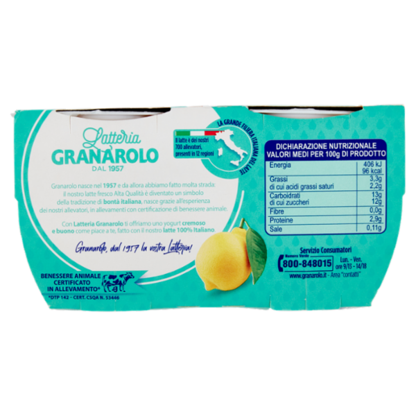 Granarolo Yogurt Cremoso al limone 2 x 125 g
