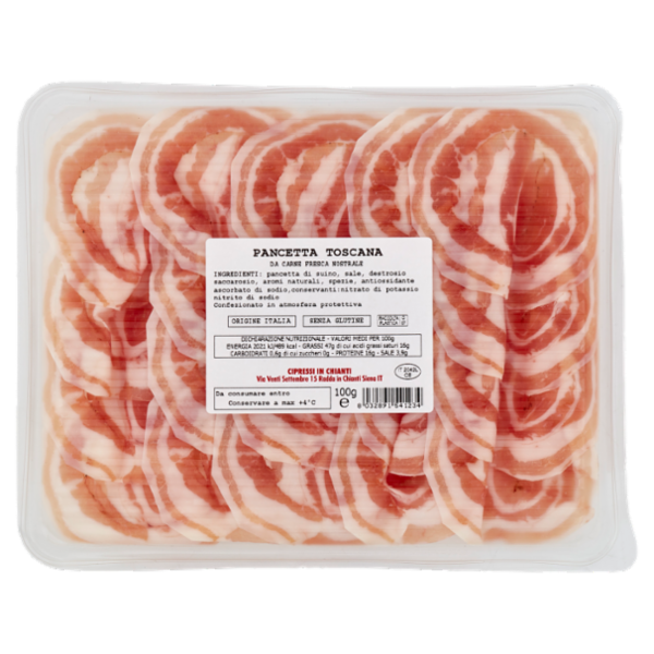 Cipressi in Chianti Pancetta Toscana 100 g