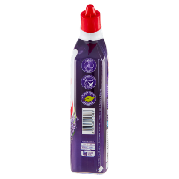 Wc Net - Pulitore WC Liquido, Profumoso Gel, Anticalcare e Igienizzante, Lavender Fresh, 800 ml