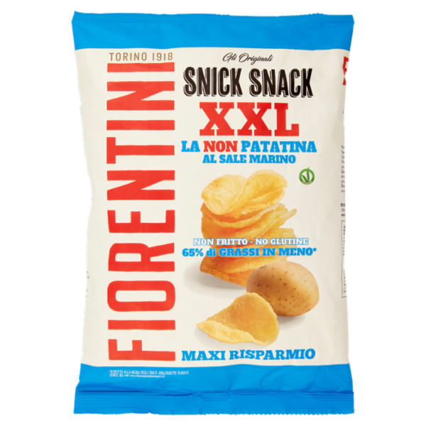 Fiorentini gli Originali Snick Snack XXL la Non Patatina al Sale Marino 140 g