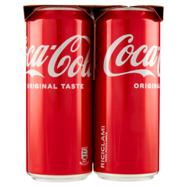 COCA-COLA Original Taste Lattina 4 x 330 ml