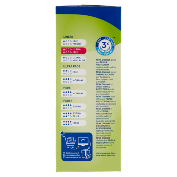 Tena discreet Ultra Mini Proteggi-Slip 28 pz