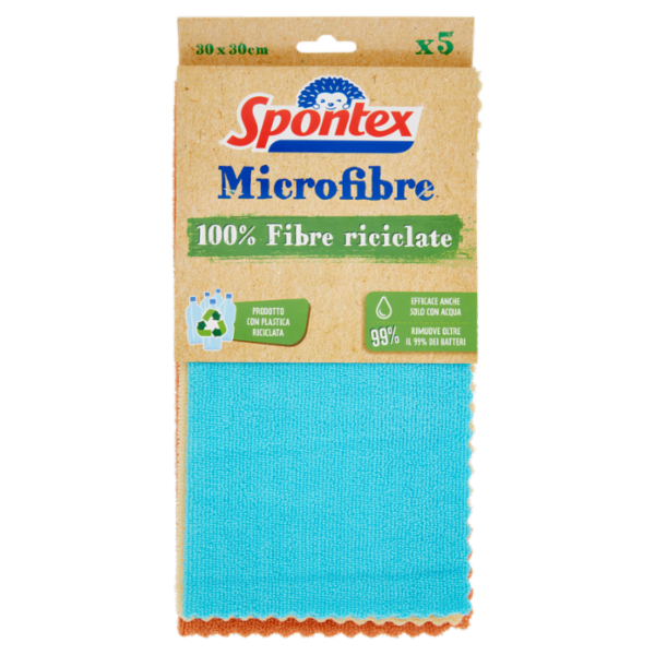 Spontex Microfibre Eco x5