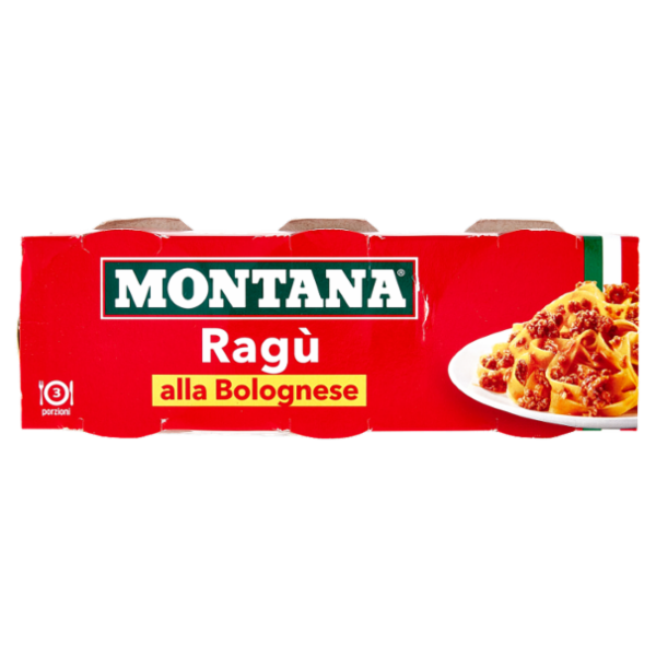Montana Ragù alla Bolognese 3 x 100 g