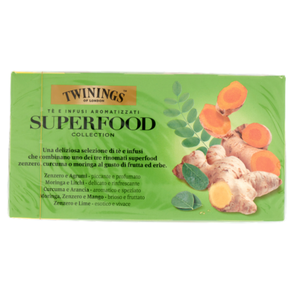 Twinings Tè e Infusi Aromatizzati Superfood Collection 20 Bustine da 36 g