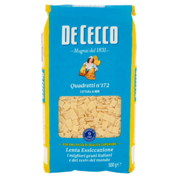 De Cecco Quadretti n°172 500 g