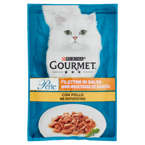 PURINA GOURMET Perle Filettini in Salsa con Pollo 85 g