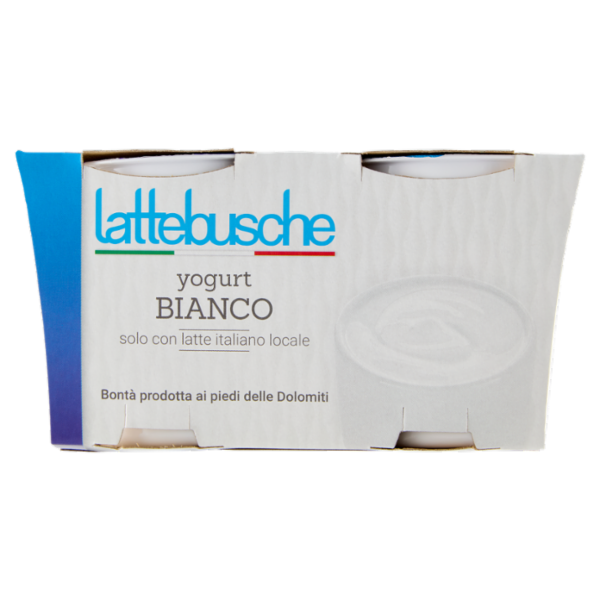lattebusche yogurt Bianco 2 x 125 g