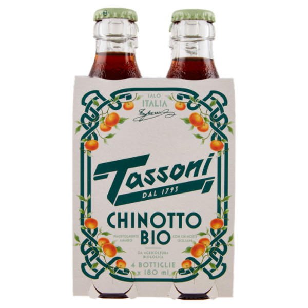 Tassoni Chinotto Bio 4 x 180 ml