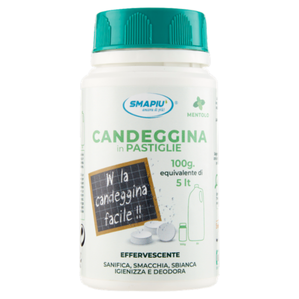 Smapiù Candeggina in Pastiglie Mentolo 40 pz
