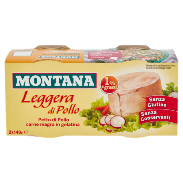 Montana Leggera di Pollo 2 x 140 g