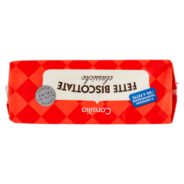 Consilia Fette Biscottate Classiche in Confezioni Salvafreschezza 9x4 fette 320 g