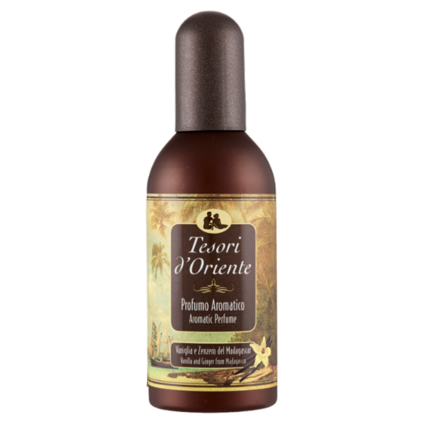 Tesori d'Oriente Profumo aromatico vaniglia e zenzero del Madagascar 100 ml