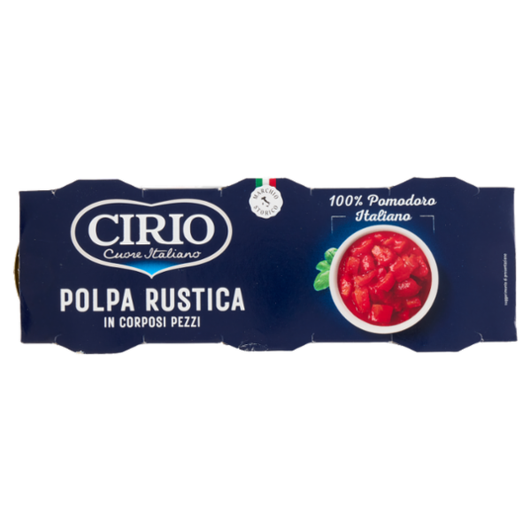 Cirio la Polpa Rustica 3 x 400 g
