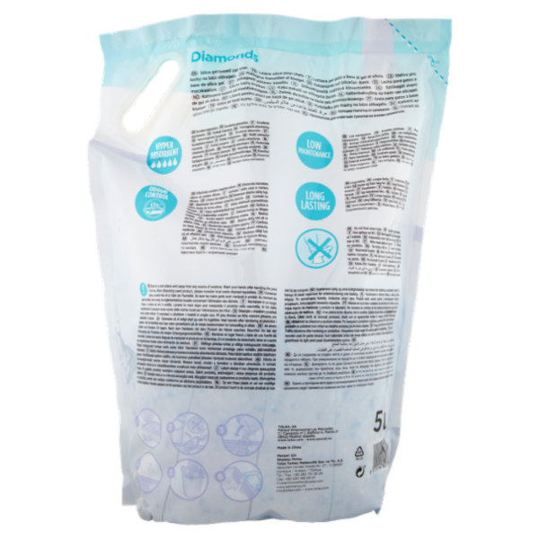 Sanicat Silica Gel Litter Diamonds 5 L