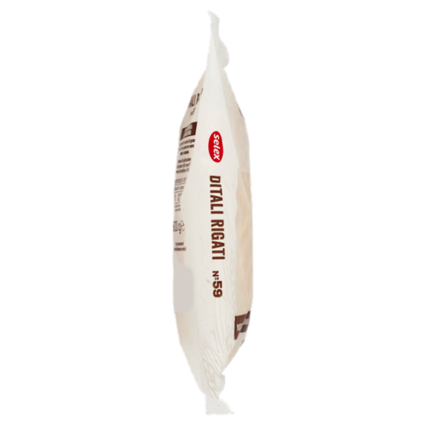 Selex Pasta di Semola Trafilata al Bronzo Ditali Rigati 500 g