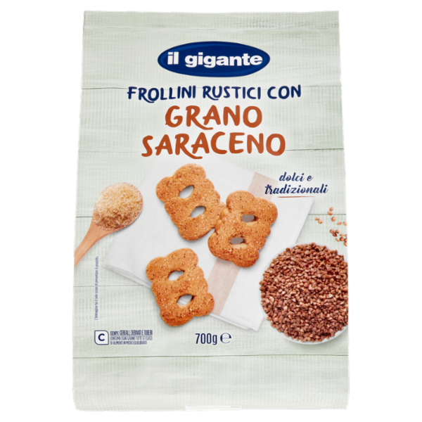 IL GIGANTE Frollini Rustici con Grano Saraceno 700 g