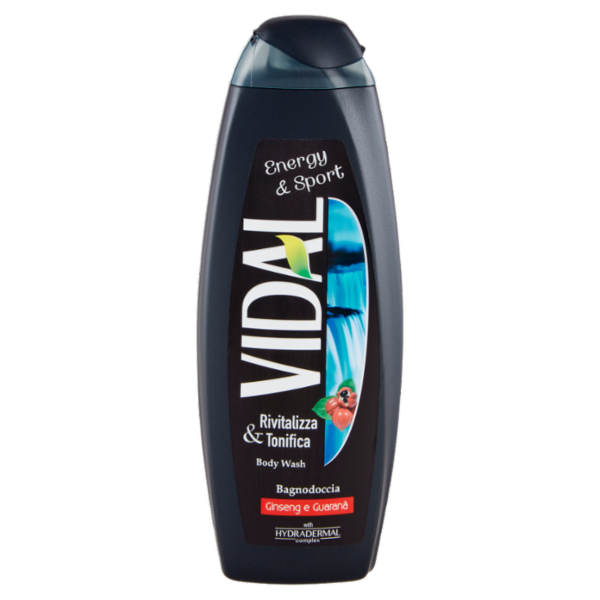 Vidal Energy & Sport Bagnodoccia Ginseng e Guaranà 500 ml