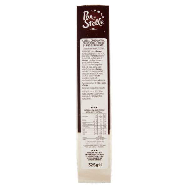 Pan di Stelle Cereali Croccanti al Cacao e Dolci Stelle di Riso e Frumento 325g