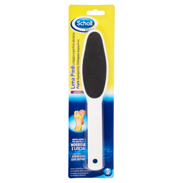 Scholl Pedorex Callosità Lima Piedi a doppia superficie abrasiva