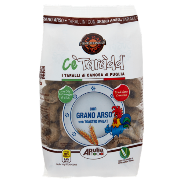 Cè Taràdd i Taralli di Canosa di Puglia con Grano Arso 300 g