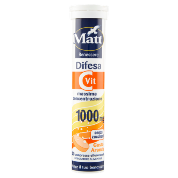 Matt Benessere Difesa Vit C 20 compresse effervescenti 90 g
