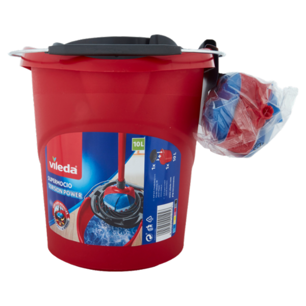 Vileda Supermocio Torsion Power + Manico Intero + Supermocio 3Action