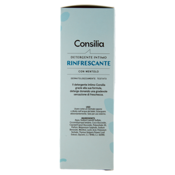 Consilia Detergente Intimo Rinfrescante con Mentolo 200 ml