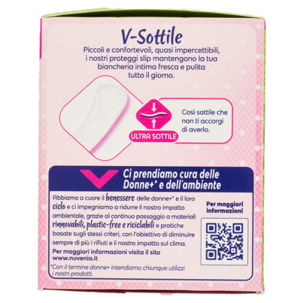 Nuvenia dailies style Sottilissimo Proteggi Slip Ripiegati in Bustina 32 pz