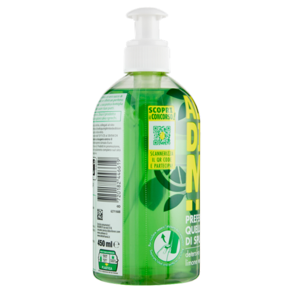 Svelto detersivo piatti limone verde 450 ml