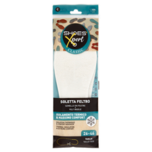 Shoes'Xpert Classic Soletta Feltro Taglia 26-46