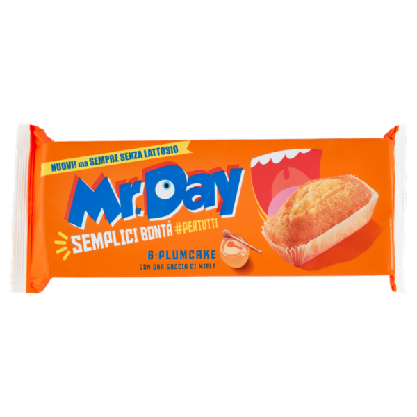 Mr.Day Plumcake con una Goccia di Miele 6 x 31,7 g