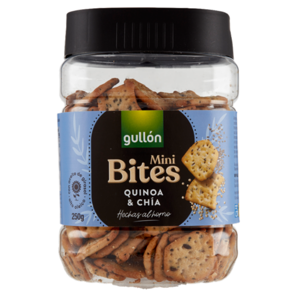 Gullón Mini Bites Quinoa & Chía 250 g