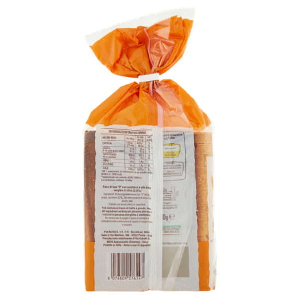 Mulino Bianco Gran Sandwich Pane Bianco Ideale per Panini 500g