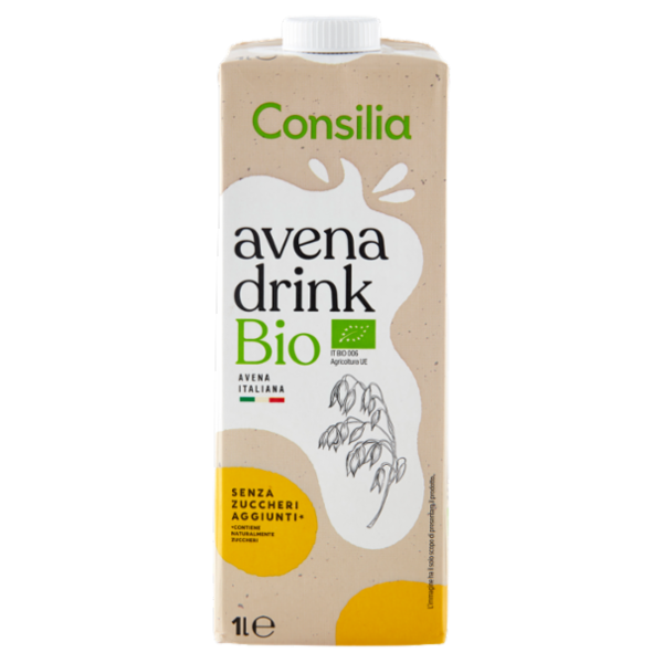Consilia Bevanda a Base di Avena Biologica 1 L