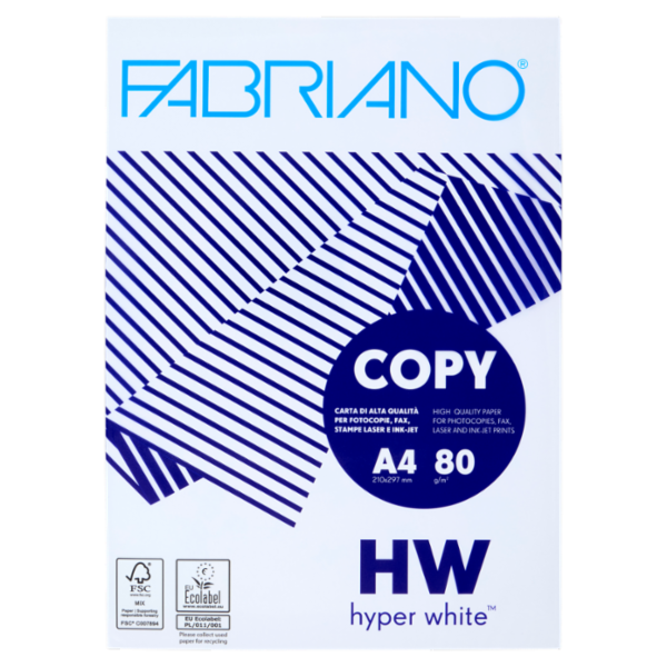 Fabriano Copy HW hyper white 80 g/m² A4 x 500