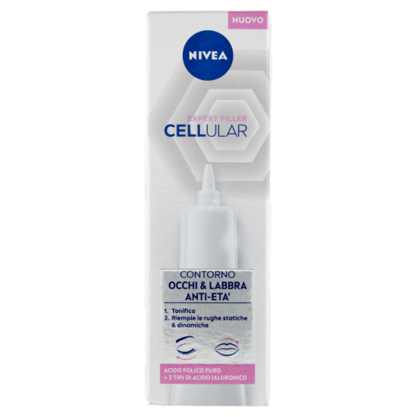 Nivea Cellular Expert Filler Contorno Occhi & Labbra Anti-Età 15 ml