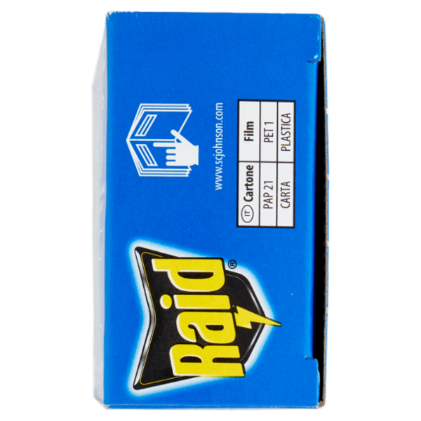 Raid Piastrine Antizanzare Comuni e Tigre, Azione prolungata, Ricarica 10 pezzi