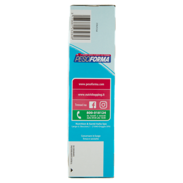 Pesoforma Cereali gusto Cookies e Vaniglia, barrette sostitutive del pasto, 12 x 31 g