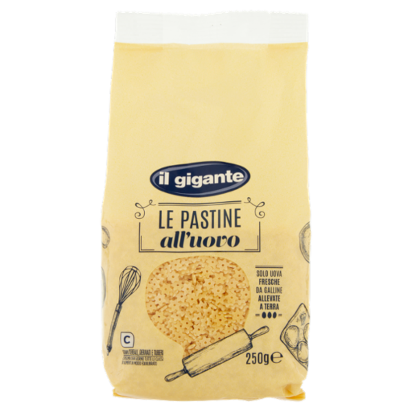 IL GIGANTE le Pastine all'uovo Stelline N.21 250 g