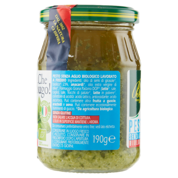 Biffi Che Sugo! Pesto Senza Aglio Biologico 190 g