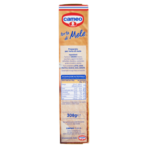 cameo torta di Mele 308 g
