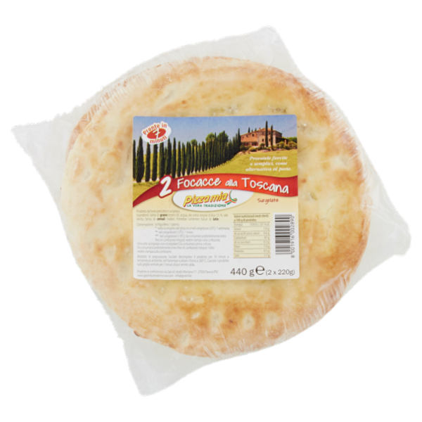 Pizza mia 2 Focacce alla Toscana 2 x 220 g
