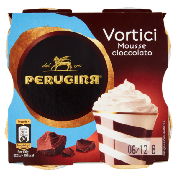 PERUGINA Vortici Mousse cioccolato 4 x 90 g