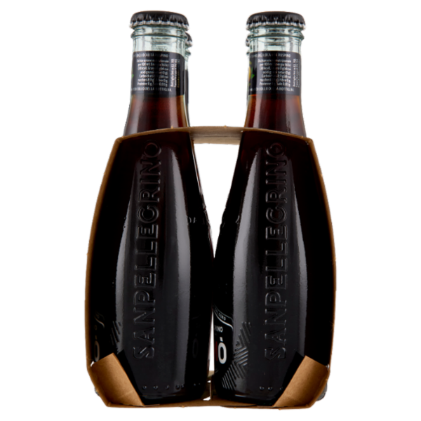 SANPELLEGRINO Bibite Gassare, CHINO' 20 cl x 4 (Vetro)