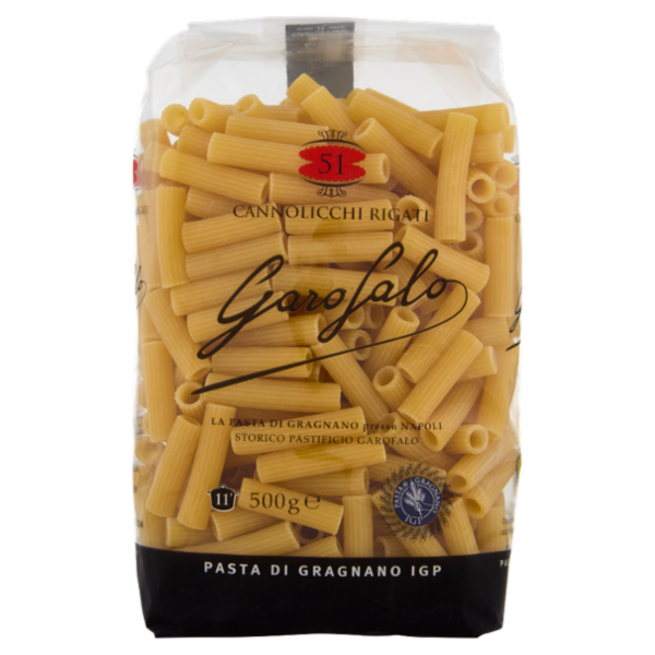 Garofalo Cannolicchi Rigati 51 Pasta di Gragnano IGP 500 g