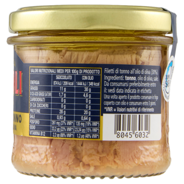 Rizzoli Filetti di Tonno in Olio di Oliva 130 g