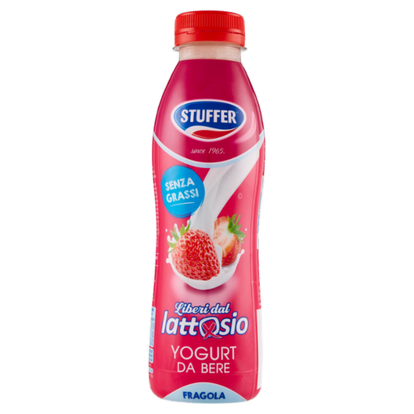 Stuffer Liberi dal lattosio Yogurt da Bere Fragola 500 g