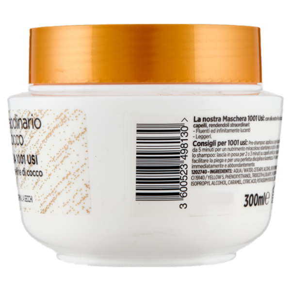 L'Oréal Paris Maschera Capelli Elvive Olio Straordinario Cocco, Per Capelli da Normali a Secchi